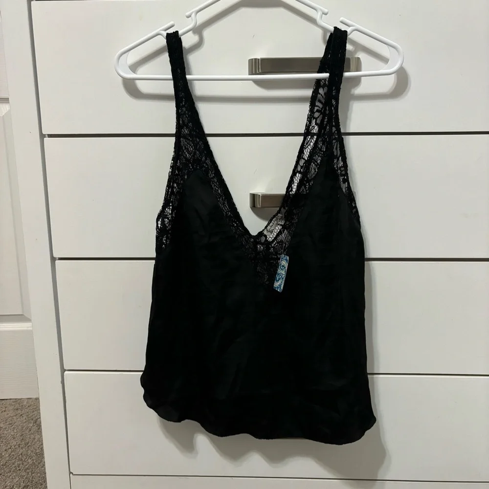 Free People In My Head Silk Satin Tank NWT - Picture 2 of 7